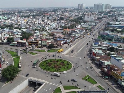 Một góc thành phố Biên Hòa, tỉnh Đồng Nai.