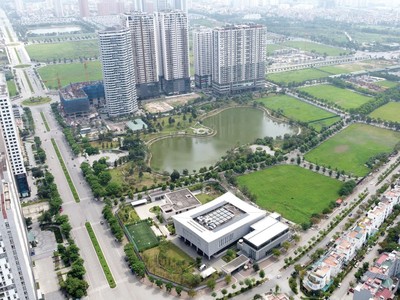 Hiện nay, quỹ đất còn lại để triển khai tiếp tại dự án Khu đô thị Ngoại giao đoàn của Hancorp không còn nhiều. Ảnh: Dũng Minh.