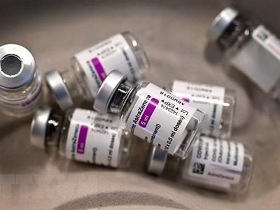 Vaccine ngừa COVID-19 của AstraZeneca. (Ảnh: TTXVN).