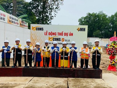 Bcons chính thức khởi công xây dựng và cam kết tiến độ thi công dự án Bcons Sala.