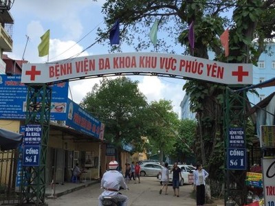 Vĩnh Phúc phong tỏa toàn bộ Bệnh viện Đa khoa khu vực Phúc Yên