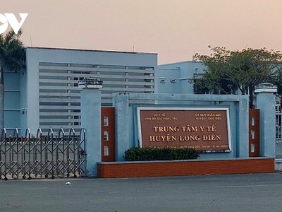 Trung tâm y tế huyện Long Điền, nơi điều trị, cách ly 3 trường hợp nhập cảnh vào Bà Rịa- Vũng Tàu.