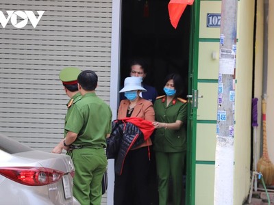 Bà Nguyễn Thị Kim An, cựu Giám đốc Sở y tế tỉnh khi bị bắt.