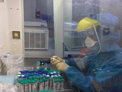 Xét nghiệm Covid-19 tại TP HCM.