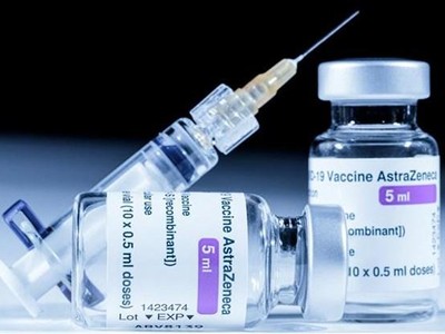 Vaccine ngừa COVID-19 của AstraZeneca. (Ảnh: AFP/TTXVN).