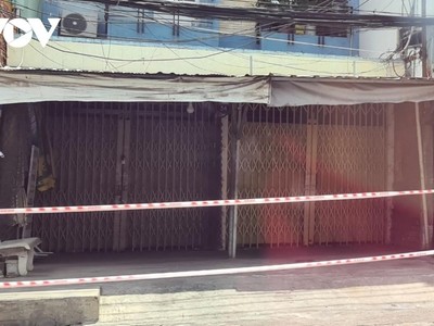 Khoanh vùng, cách ly 117 hộ dân thuộc khu vực chợ Phước Vân, ấp 4, xã Phước Vân, huyện Cần Đước.