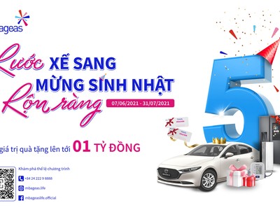 Rước xế sang, rộn ràng mừng sinh nhật 5 tuổi cùng MB Ageas Life