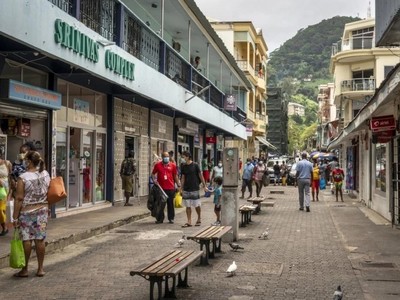 Thủ đô của đảo quốc Seychelles thời Covid-19. Ảnh: AP.