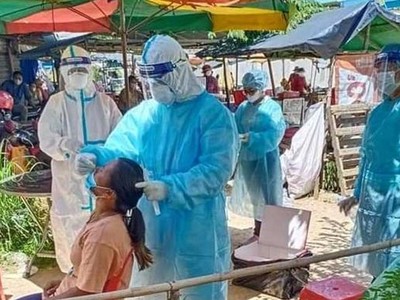 Campuchia đang đối phó với làn sóng Covid-19 thứ ba (Ảnh: Khmer Times).