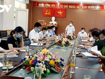 Cuộc họp đã thống nhất phương án giãn cách xã hội toàn huyện Diễn Châu theo chỉ thị 15 của Thủ tướng Chính phủ.