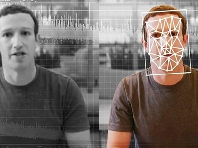 Hình ảnh Giám đốc điều hành Facebook Mark Zuckerberg bị làm giả bằng deepfake. (Nguồn: BBC).