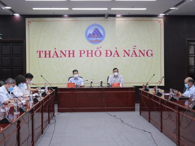 Cuộc họp ban chỉ đạo phòng chống dịch Covid-19 thành phố Đà Nẵng chiều 19/6.