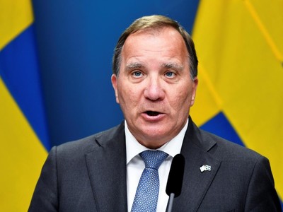 Thủ tướng Thụy Điển Stefan Lofven. Ảnh: Reuters