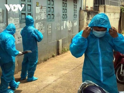 Trung tâm Y tế huyện Thống Nhất đang khẩn trương truy vết các trường hợp liên quan đến Covid-19 (Ảnh: Trung tâm Kiểm soát bệnh tật tỉnh Đồng Nai).