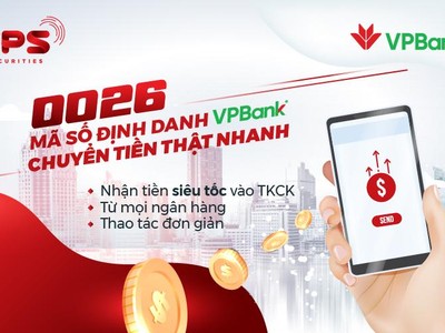 VPS hợp tác cùng VPBank ra mắt tài khoản định danh 0026 mang đến nhiều lợi ích cho khách hàng.