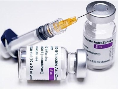 Vaccine phòng COVID-19 của hãng AstraZeneca. (Ảnh: AFP/TTXVN).