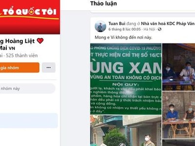 Những hình ảnh người dân phản ánh tại các nhóm Facebook cộng đồng dân cư. (Ảnh chụp màn hình).