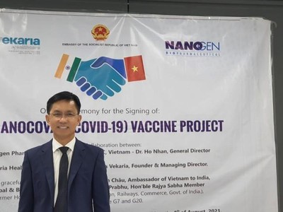 Ông Hồ Nhân, Tổng giám đốc Công ty Nanogen.