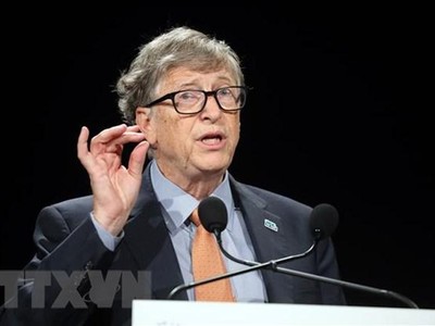 Tỷ phú Mỹ Bill Gates. (Ảnh: AFP/TTXVN).