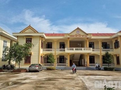 Trụ sở UBND xã Tế Lợi, huyện Nông Cống, tỉnh Thanh Hóa. (nguồn: baogiaothong).