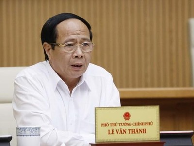 Phó Thủ tướng Chính phủ Lê Văn Thành . (Ảnh: Dương Giang/TTXVN).