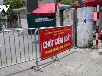 Phường Chương Dương, quận Hoàn Kiếm sẽ được dỡ bỏ hoàn toàn cách ly y tế từ 0h00 ngày 12/9.