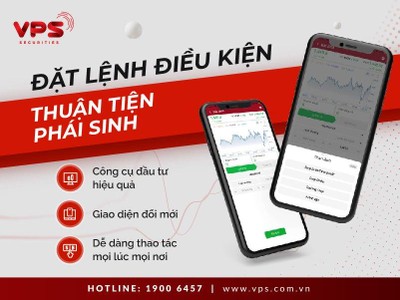 VPS cung cấp lệnh điều kiện đáp ứng nhu cầu đầu tư chứng khoán phái sinh hiệu quả