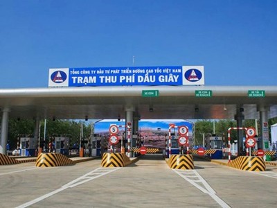 Trạm thu phí Dầu Giây tuyến cao tốc TP.HCM – Long Thành – Dầu Giây. Ảnh: VEC.