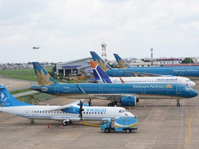 Vietnam Airlines Group khôi phục gần như hoàn toàn mạng bay nội địa sau ngày 20/10. (Ảnh: CTV/Vietnam+).