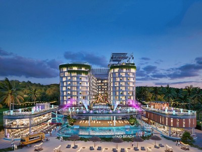 Phối cảnh tổng thể dự án Long Beach Resort Phú Quốc.