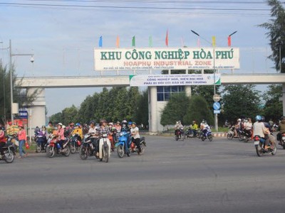 Khu công nghiệp Hòa Phú của tỉnh Đắk Lắk.