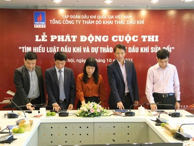 PVEP phát động cuộc thi Tìm hiểu Luật Dầu khí và Dự thảo Luật Dầu khí (sửa đổi).