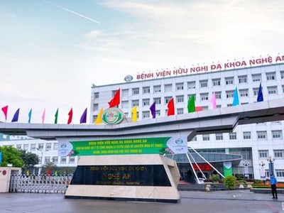 Bệnh viện Hữu nghị đa khoa Nghệ An. (Nguồn: Báo Nghệ An).