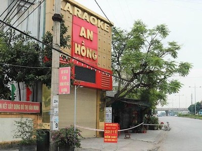 Quán karaoke An Hồng có nhiều nhân viên nữ mắc Covid-19 (Ảnh: CTV).