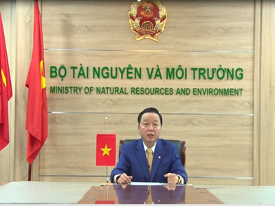 Bộ trưởng Trần Hồng Hà giữ chức Chủ tịch Hội đồng Ủy hội sông Mekong quốc tế nhiệm kỳ 2022. (Ảnh: CTV/Vietnam+).