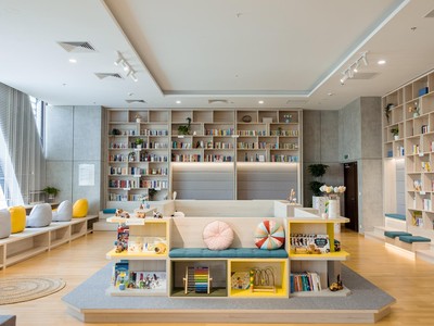 Một góc không gian cộng đồng The Zei hoàn thiện với tiêu chuẩn cao cấp.