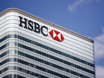 Trụ sở ngân hàng HSBC tại London, Anh. (Ảnh: AFP/TTXVN).