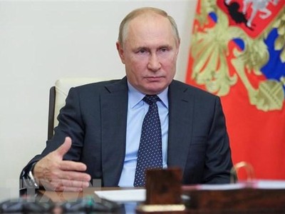 Tổng thống Nga Vladimir Putin. (Nguồn: AFP/TTXVN).