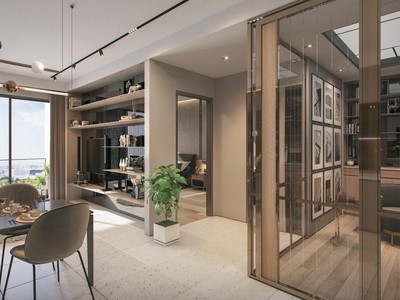 Không gian sống tràn ngập ánh sáng tự nhiên tại The Gemini.