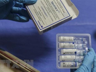 Vaccine ngừa COVID-19 Sputnik V của Nga. (Ảnh: AFP/TTXVN).