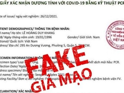 Thông tin Bệnh viện FV phát hiện ca mắc Omicron là sai sự thật