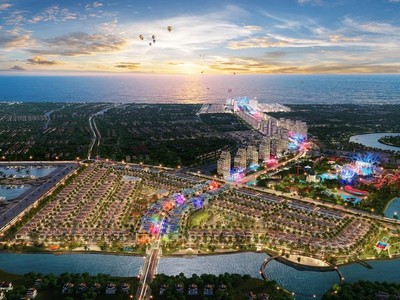 Khu đô thị Sun Riverside Village được thị trường hấp thụ rất tốt. Ảnh phối cảnh minh họa.