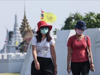 Thái Lan dự kiến hạ mức cảnh báo Covid-19. Ảnh: Anadolu.