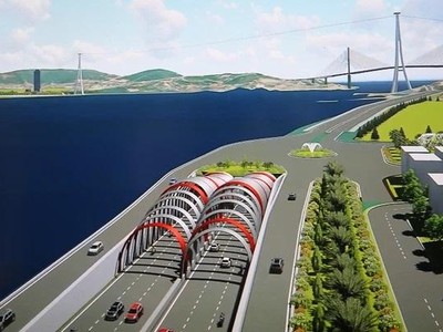 Phối cảnh Hầm cửa Lục.