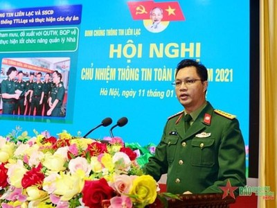 Đại tá Lê Dũng được bổ nhiệm làm Tư lệnh Bộ Tư lệnh Tác chiến không gian mạng, Bộ Quốc phòng. (Nguồn: baochinhphu.vn).