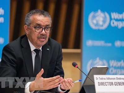 Tổng Giám đốc Tổ chức Y tế Thế giới (WHO) Tedros Adhanom Ghebreyesus. (Ảnh: AFP/TTXVN).