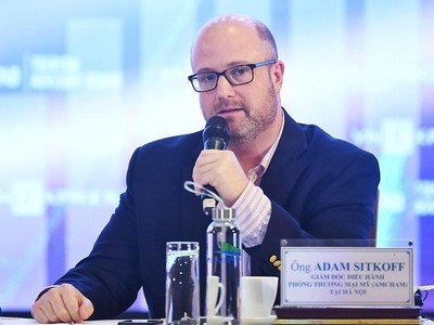 Ông Adam Sitkoff, Giám đốc điều hành Phòng Thương mại Hoa Kỳ (AmCham Hà Nội).