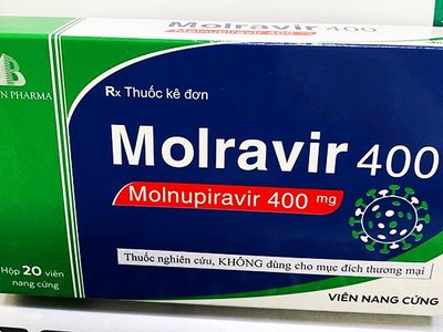 Molnupiravir được sử dụng để điều trị Covid-19 mức độ nhẹ đến trung bình ở người trưởng thành dương tính với xét nghiệm chẩn đoán SARS-CoV-2 và có ít nhất một yếu tố nguy cơ làm bệnh tiến triển nặng.