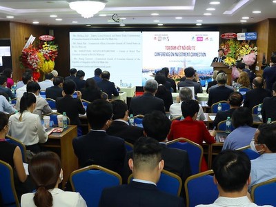 Toàn cảnh Lễ công bố Chương trình hợp tác và triển khai các hoạt động năm 2022 do IPCS tổ chức sáng 1/3 (Ảnh: Lê Toàn).