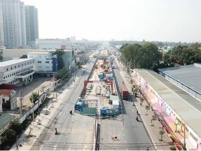 Năm 2022, TP Dĩ An về đích 2 hạ tầng quan trọng: cầu vượt 550 và mở rộng DT 743 6-8 làn xe.